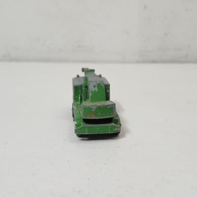 Vintage Matchbox 1965 8 Wheel Crane Truck # 30 Green Toy Diecast Vehicle Loose - Thumbnail 7