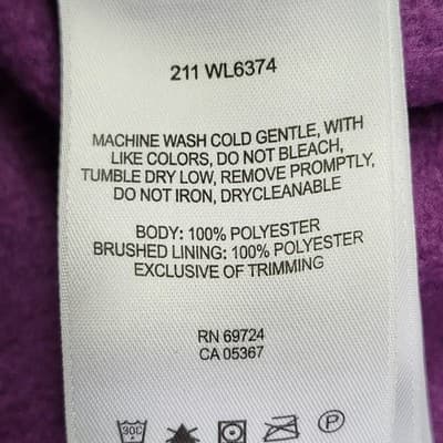 Columbia Jacket Womens Small Purple Full Zip Hooded Hike Camping Outdoors - Thumbnail 8