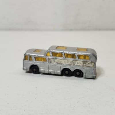 Vtg Matchbox Series Made in England by Lesney No. 66 Coach Greyhound Bus C5-70 - Thumbnail 7