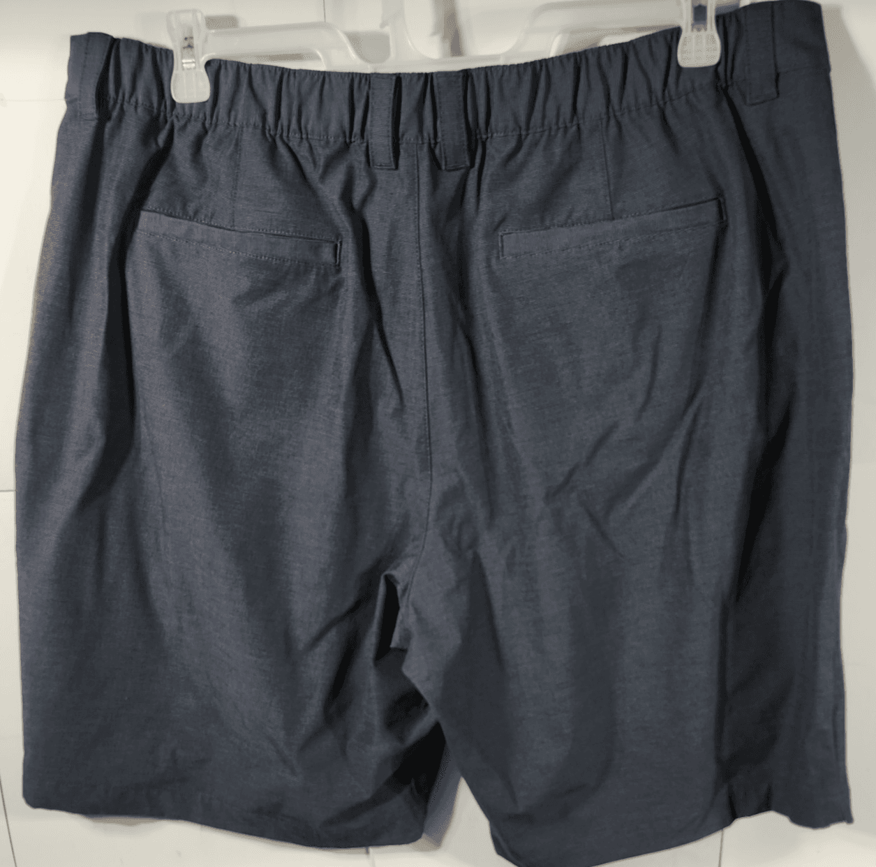 Banana Republic Shorts Men's 40 Casual Gray Golf Outdoor Stretch Solid - Thumbnail 4