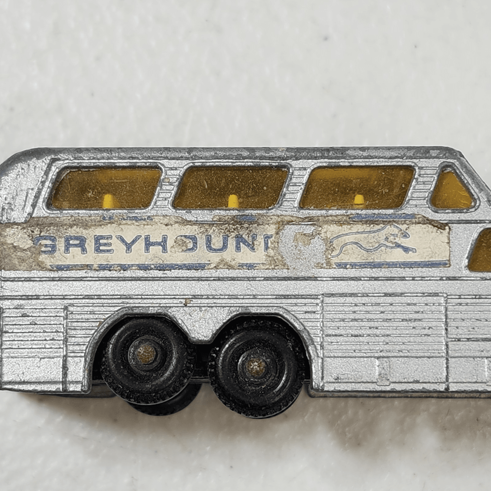 Vtg Matchbox Series Made in England by Lesney No. 66 Coach Greyhound Bus C5-70 - Thumbnail 13