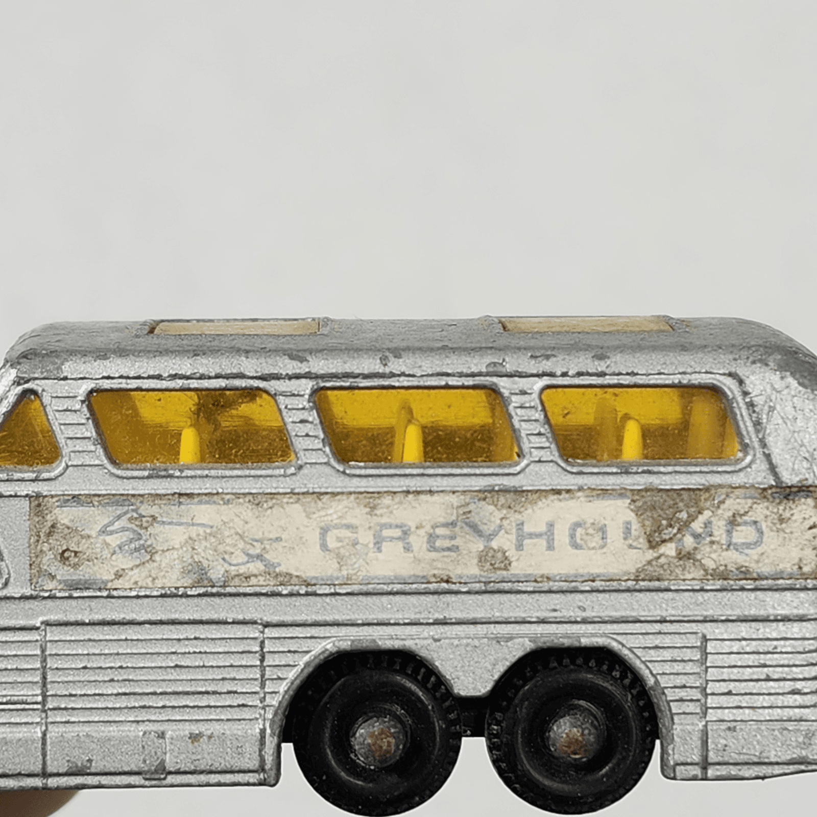 Vtg Matchbox Series Made in England by Lesney No. 66 Coach Greyhound Bus C5-70 - Thumbnail 12