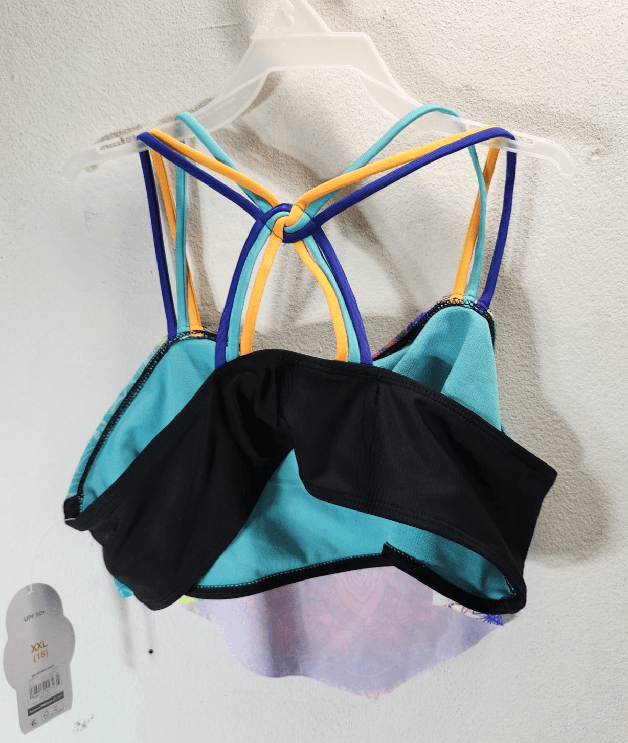 Wonder Nation Girls Halter Bikini Top Size XXL 18 Beach Pool Outdoor NEW - Thumbnail 2