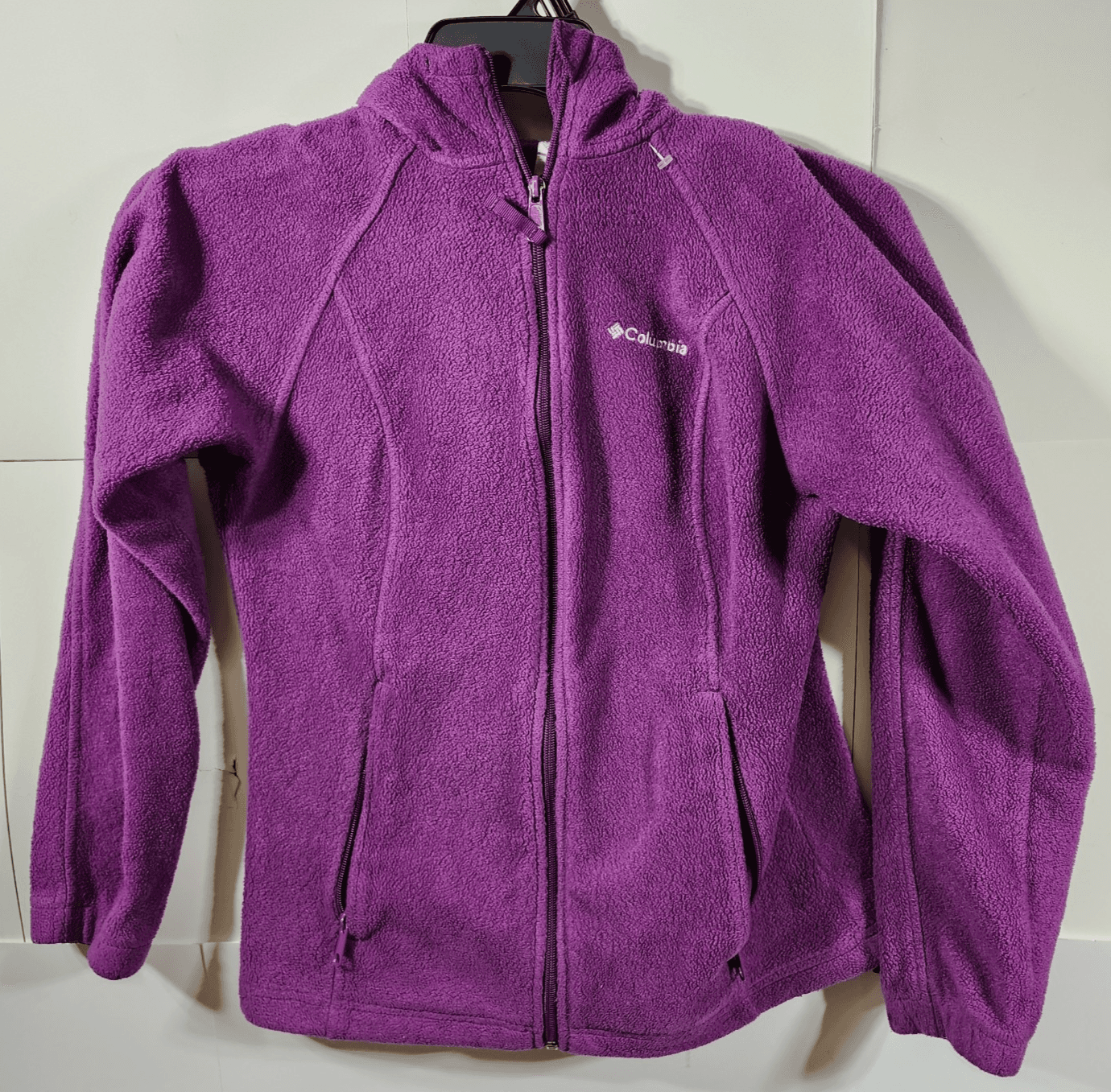 Columbia Jacket Womens Small Purple Full Zip Hooded Hike Camping Outdoors - Thumbnail 5