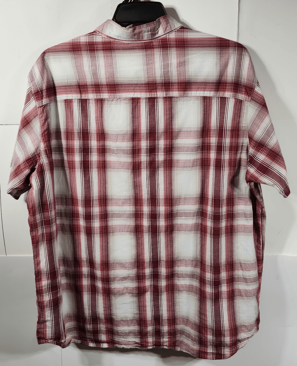 Columbia Shirt Mens XXL Short Sleeve Button Up Hiking Outdoor Red White - Thumbnail 6