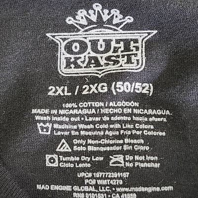 Outkast Men's XXL T-Shirt Black Hip Hop Rap Tee Big Boi Andre 3000 Graphic NEW - Thumbnail 8