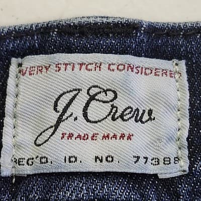 J Crew 770 Jeans Men's 31x30 Blue Denim Straight Leg Comfort Stretch - Thumbnail 7