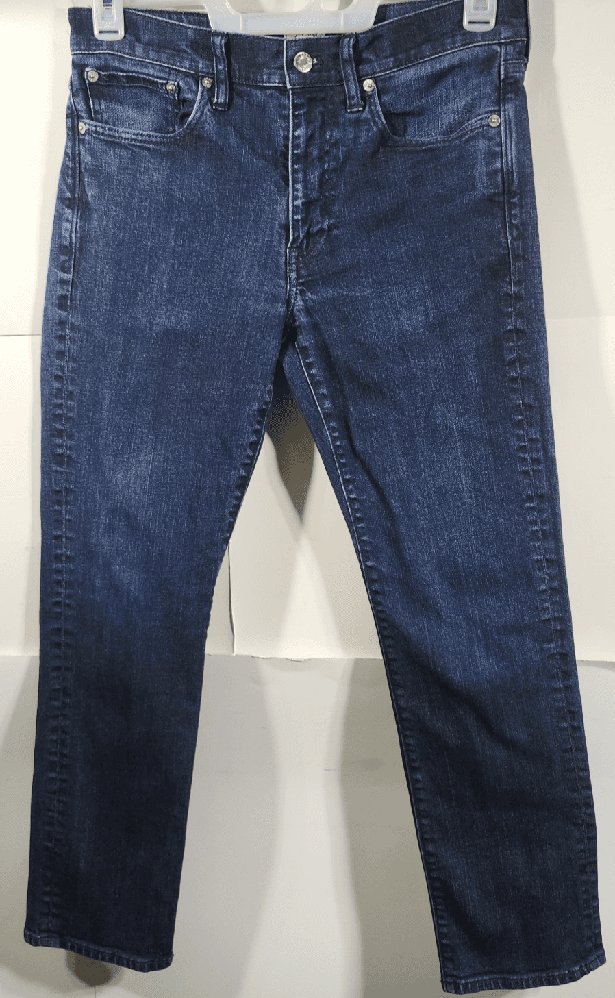 J Crew 770 Jeans Men's 31x30 Blue Denim Straight Leg Comfort Stretch - Thumbnail 5