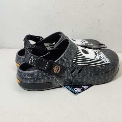 Nightmare Before Christmas Jack Slip On Shoes 12 Clogs Strap Adjustable Black - Thumbnail 7