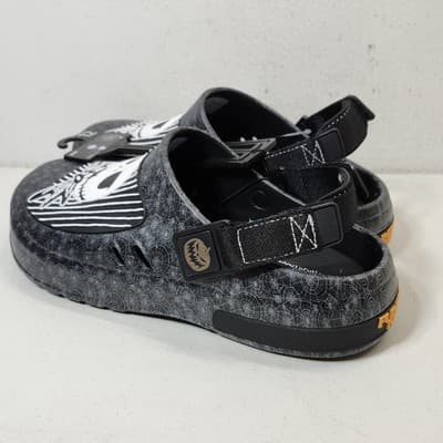 Nightmare Before Christmas Jack Slip On Shoes 12 Clogs Strap Adjustable Black - Thumbnail 5