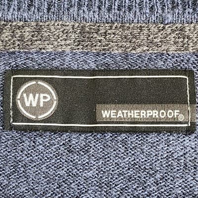 Weatherproof Men's Sweater 3XLT Blue Gray Long Sleeve - Thumbnail 7