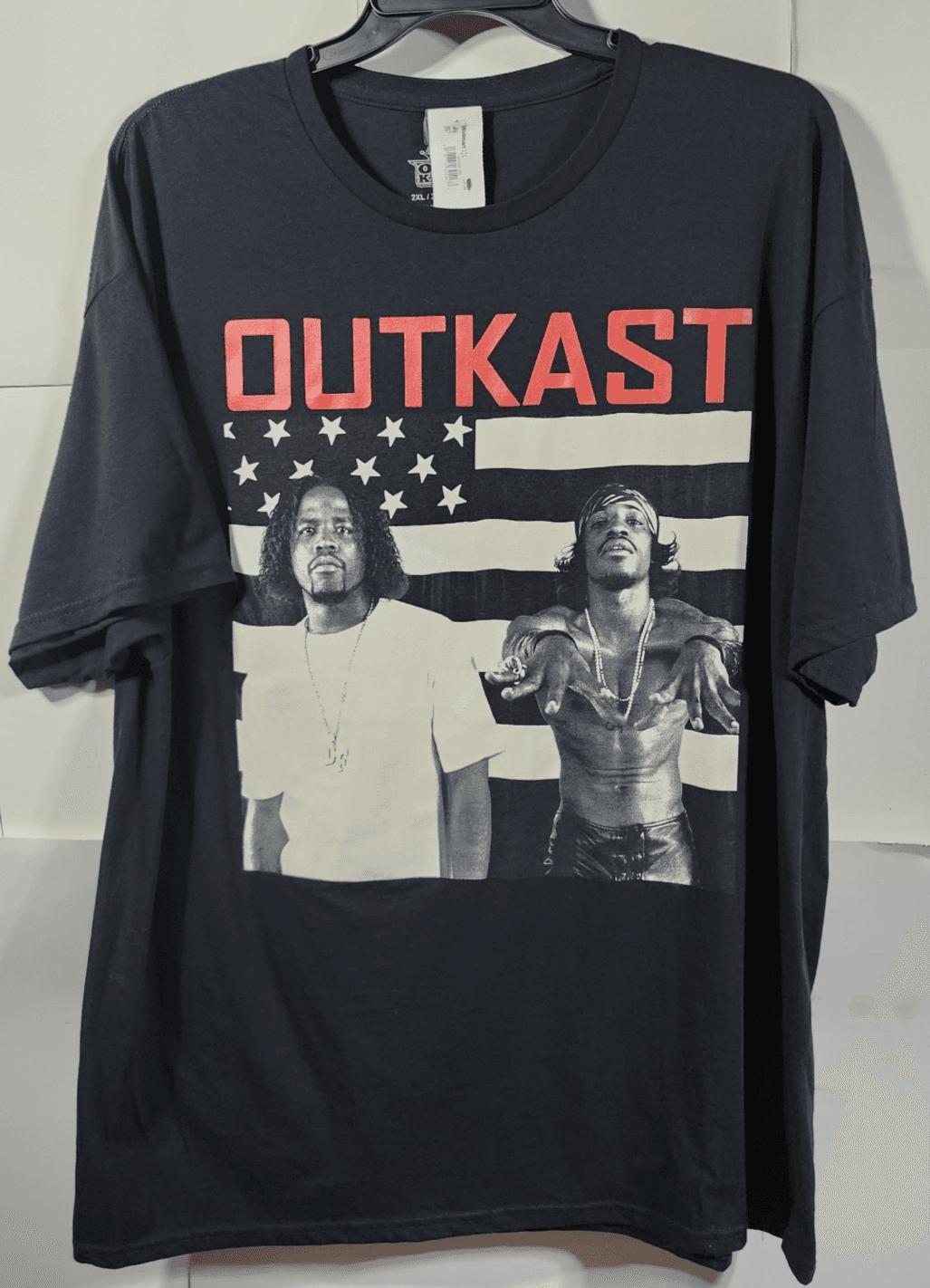 Outkast Men's XXL T-Shirt Black Hip Hop Rap Tee Big Boi Andre 3000 Graphic NEW - Thumbnail 5