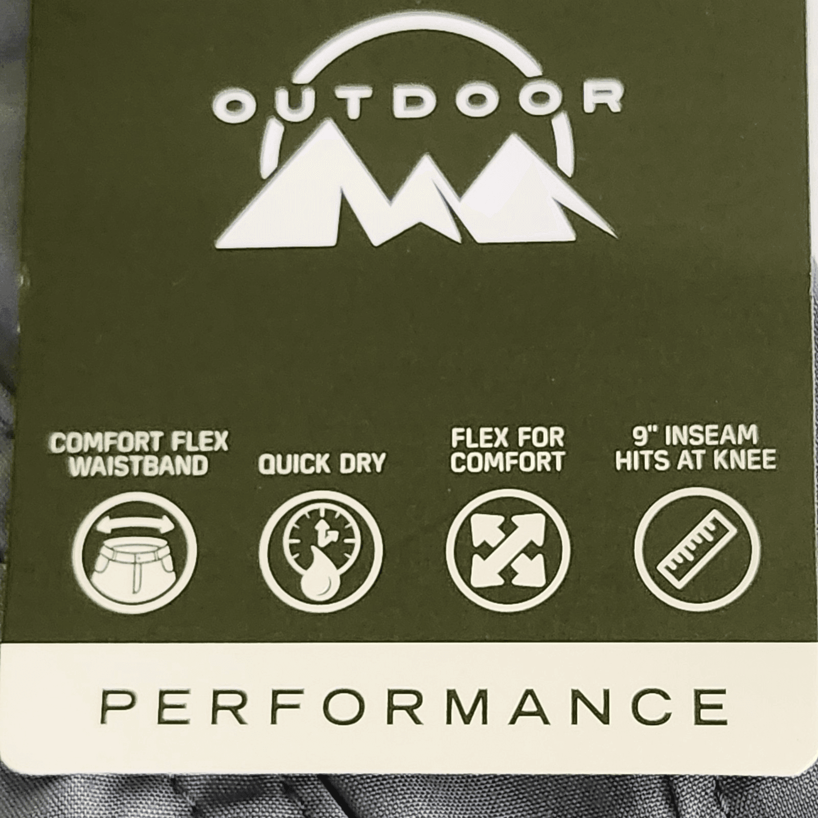 Wrangler Men's 46 Chino Shorts Quick Dry Flex Pockets Gray Outdoors NEW - Thumbnail 7
