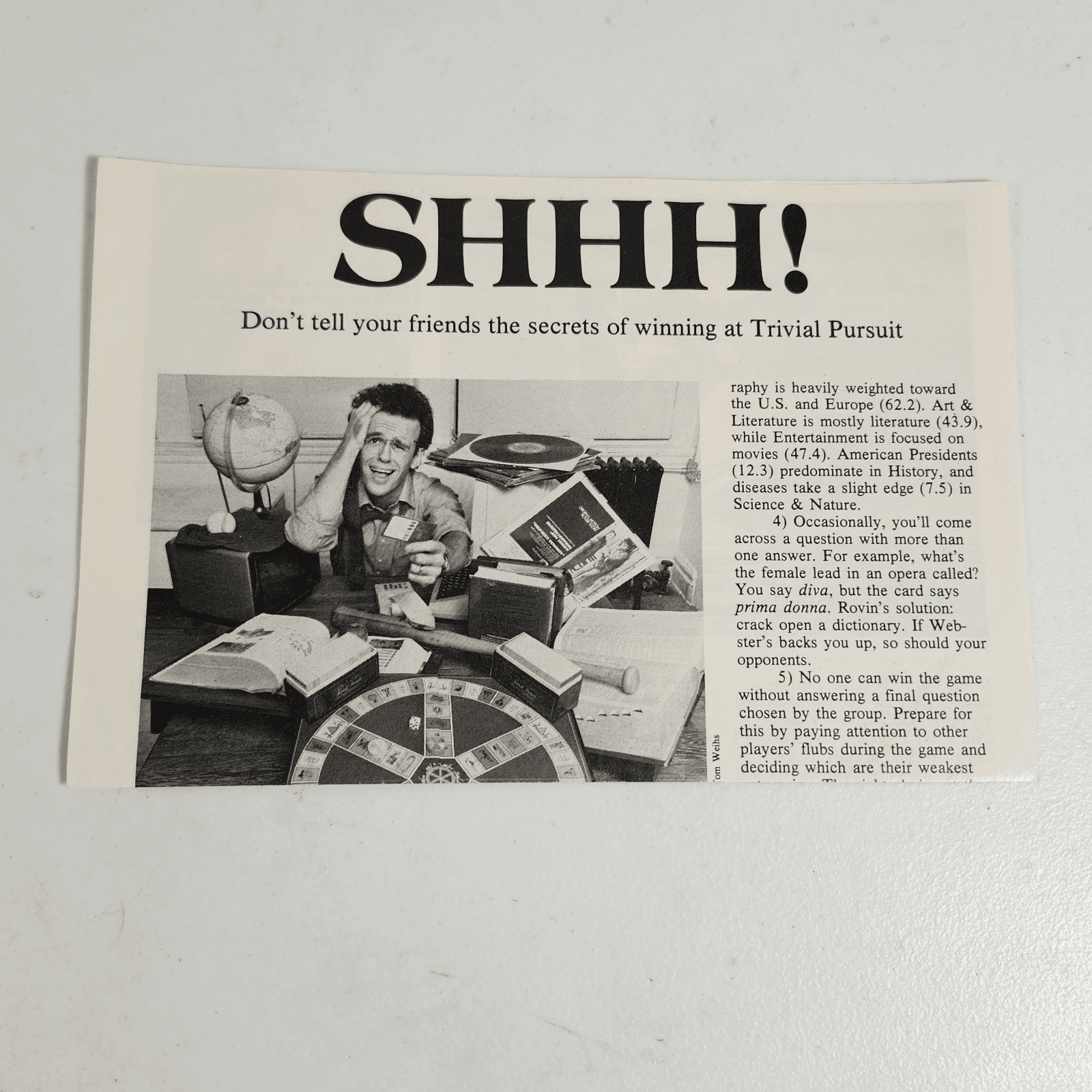 Vintage 1981 Original Trivial Pursuit Master Game Genus Edition - Complete - Thumbnail 4