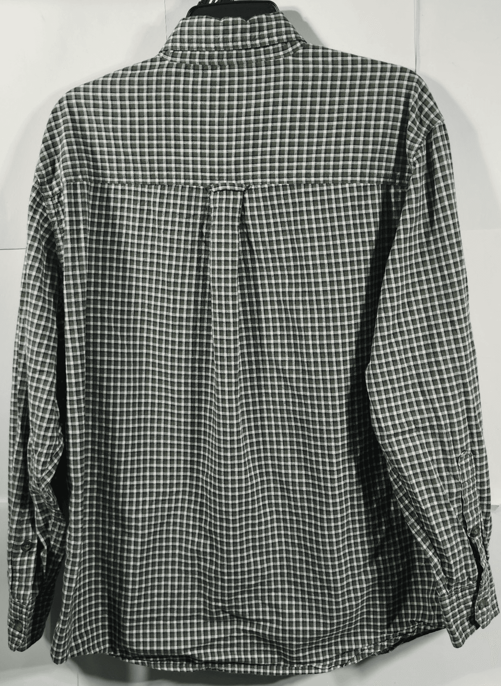 Woolrich Shirt Men's M Long Sleeve Button Down Green Outdoors Hunting - Thumbnail 6