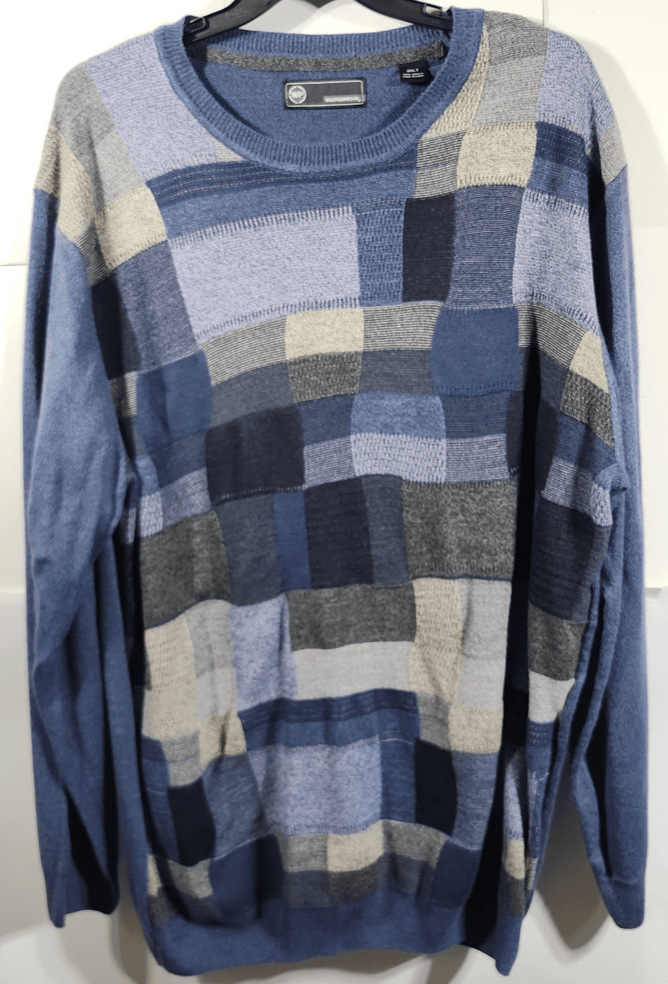 Weatherproof Men's Sweater 3XLT Blue Gray Long Sleeve - Thumbnail 5