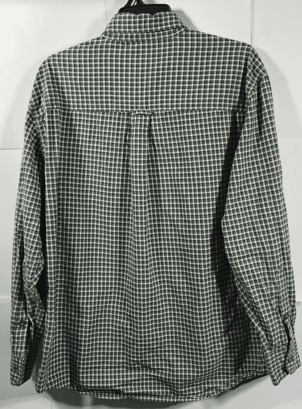 Woolrich Shirt Men's M Long Sleeve Button Down Green Outdoors Hunting - Thumbnail 4