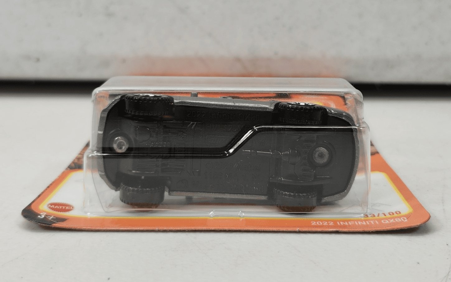 2024 Matchbox 2022 Infiniti QX80 Gray Car 1/64 Toy Vehicle Mattel NEW - Thumbnail 4