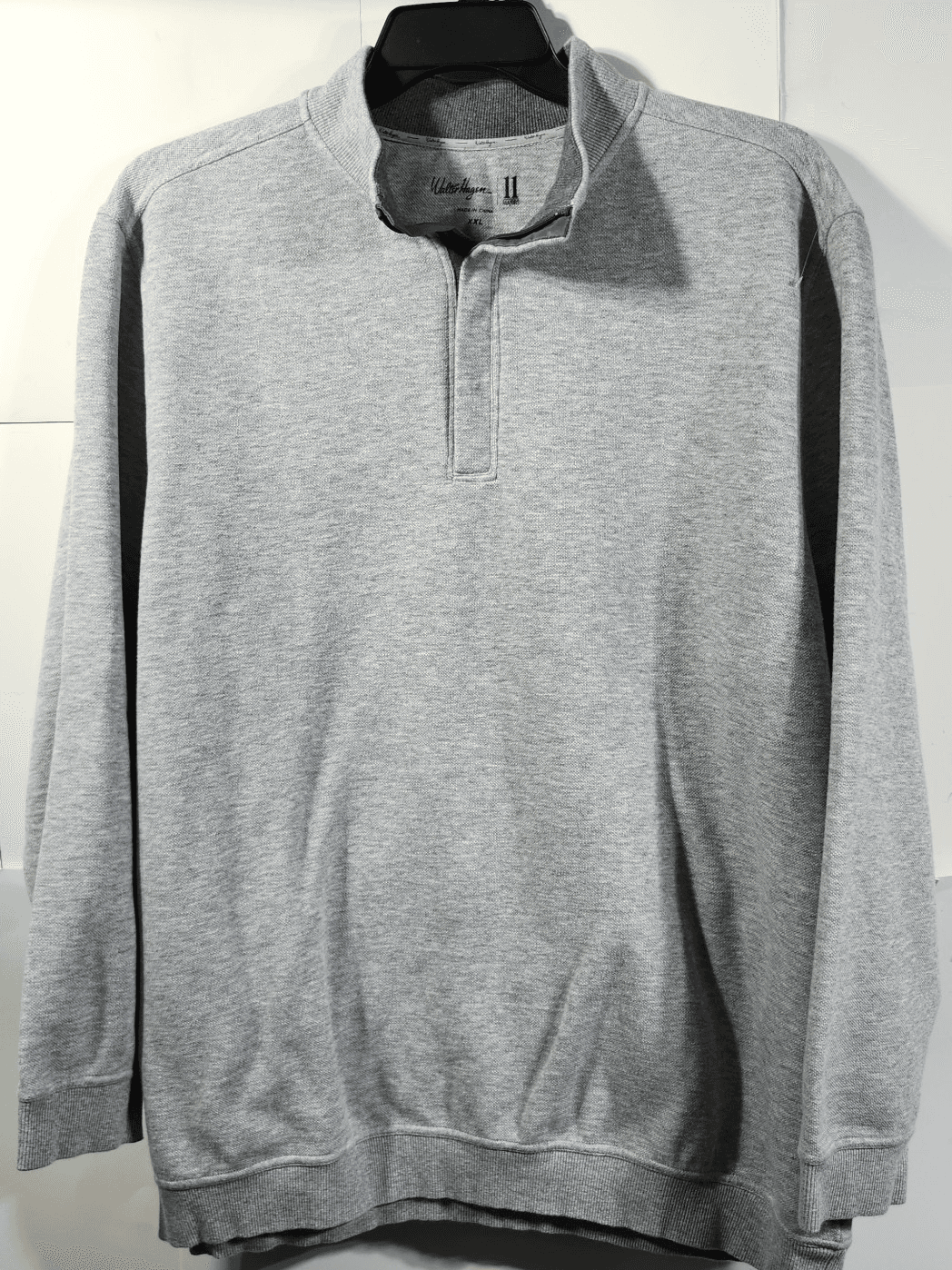 Walter Hagen Men's XXL 11 Majors Sweatshirt Gray 1/4 Zip Golf Pullover - Thumbnail 5