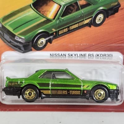 Hot Wheels The Hot Ones Nissan Skyline RS (KDR30) Green Car 1/64 Toy Vehicle NEW - Thumbnail 2
