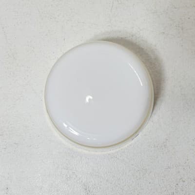 Vintage White Porcelain & Enamel Floral Perfume Bottle & Trinket Dish Set - Thumbnail 7