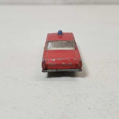 Vintage Lesney Matchbox Superfast Mercury Fire Chief Car 59/73 Toy Vehicle Loose - Thumbnail 11