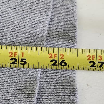 L.L. Bean Men’s 1/4 Zip Pullover Sweater Size Large Gray Cashmere Cotton - Thumbnail 3