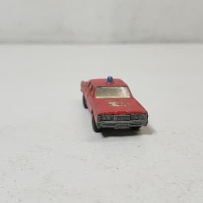 Vintage Lesney Matchbox Superfast Mercury Fire Chief Car 59/73 Toy Vehicle Loose - Thumbnail 5
