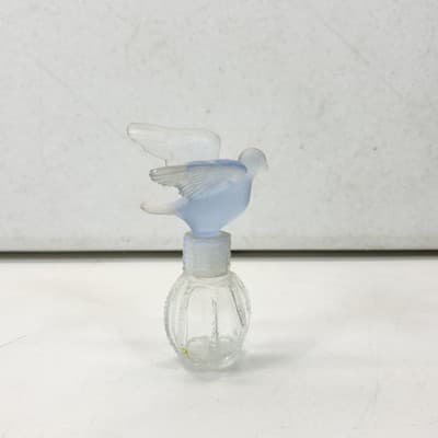 Vintage Delagar Dove Women's Perfume Blue Color Dove Empty Bottle - Thumbnail 7