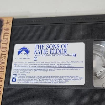 The Duke Collection The Best of John Wayne (VHS 1992 4-Tape Set) El Dorado - Thumbnail 9