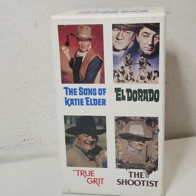 The Duke Collection The Best of John Wayne (VHS 1992 4-Tape Set) El Dorado - Thumbnail 5