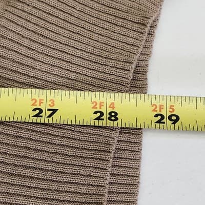 Club Room Sweater 1/4 Button Men's Size Medium Brown Pullover NEW - Thumbnail 3