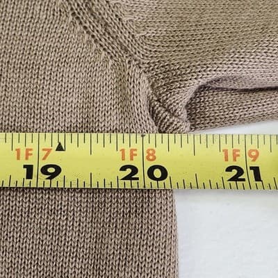 Club Room Sweater 1/4 Button Men's Size Medium Brown Pullover NEW - Thumbnail 2
