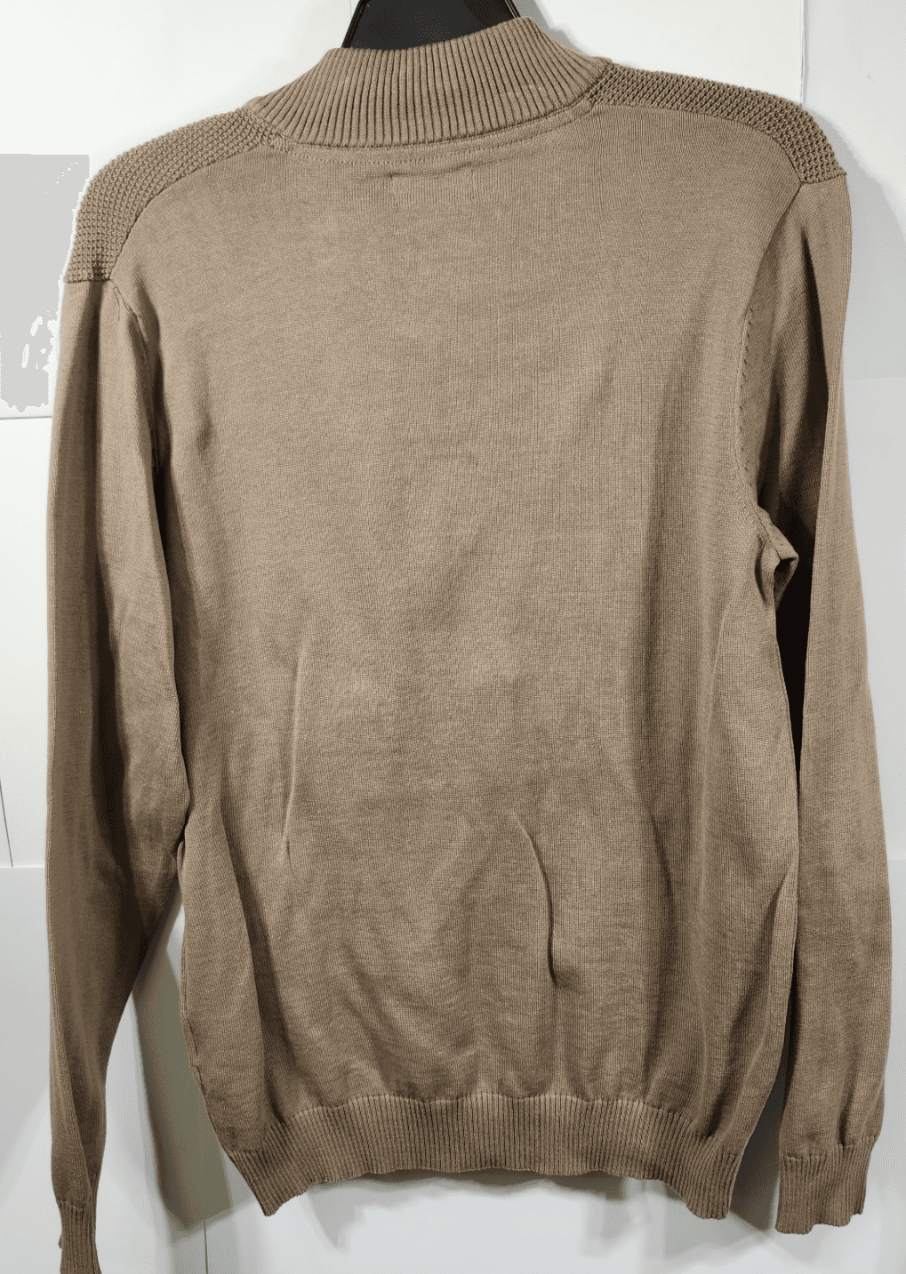 Club Room Sweater 1/4 Button Men's Size Medium Brown Pullover NEW - Thumbnail 6