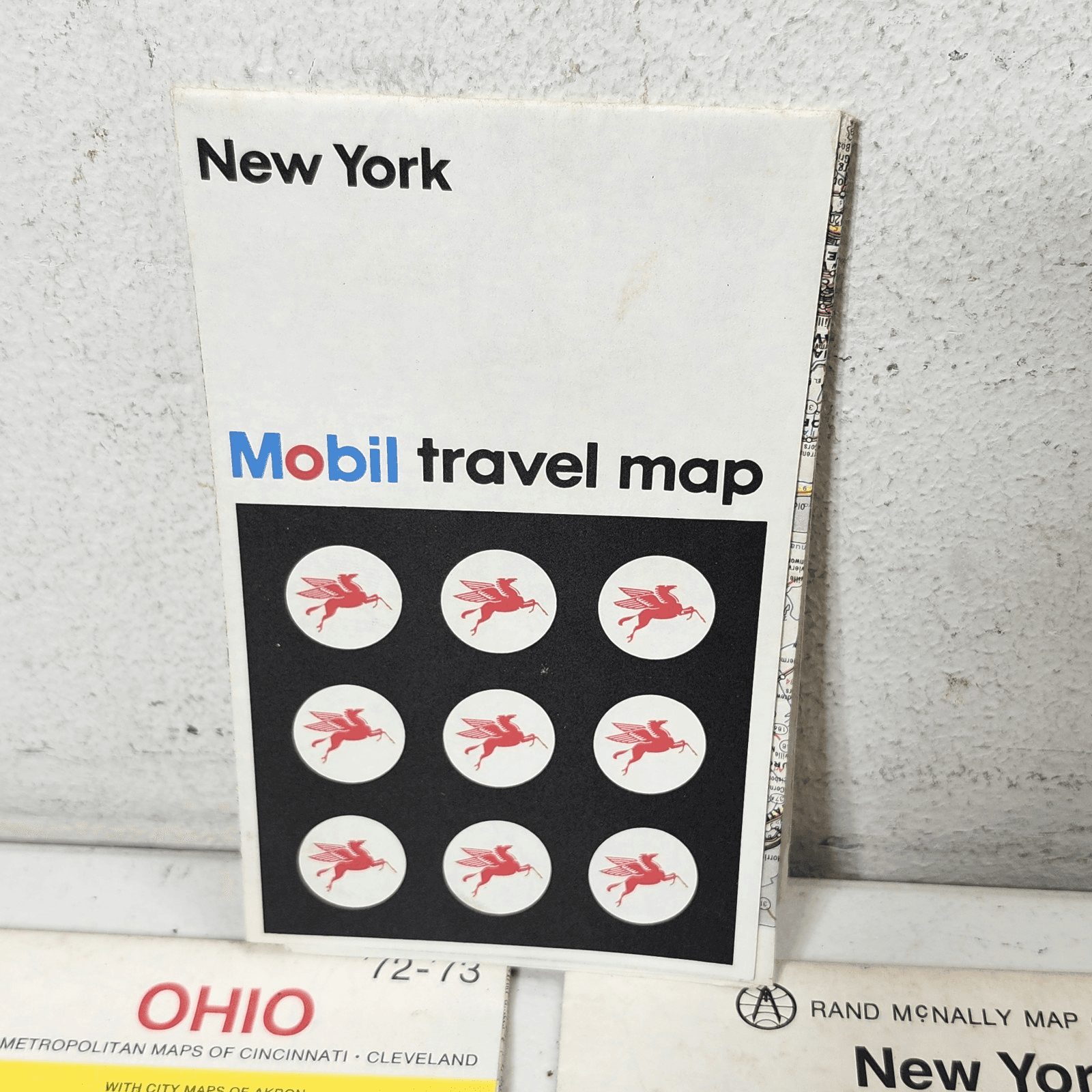 9 Vintage Exxon Mobil Sunoco Travel Road Maps bundle Lot 1970's - Thumbnail 7