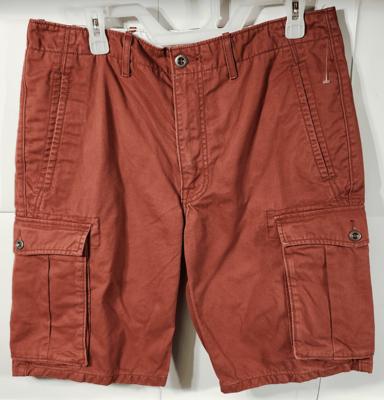 Levis Cargo Shorts Mens Size 32 Red Outdoor Classic Casual - Thumbnail 5