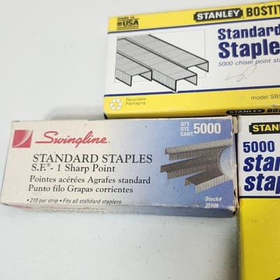 Staples Stanley Swingline Arrow Bundle Lot 6 Boxes - Thumbnail 2