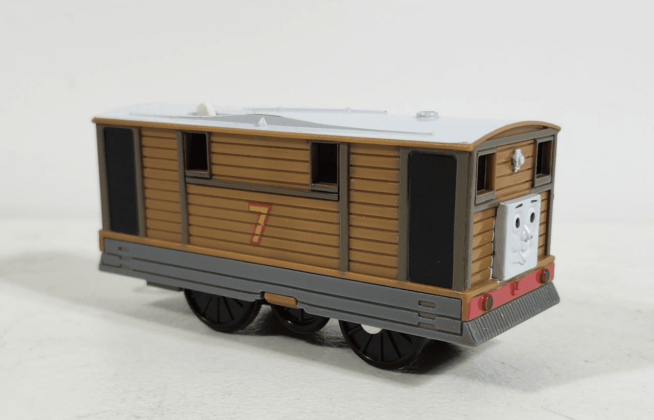 Thomas Wood Railway Battery Powered Toby Tram Train DieCast 2009 Toy - Thumbnail 4