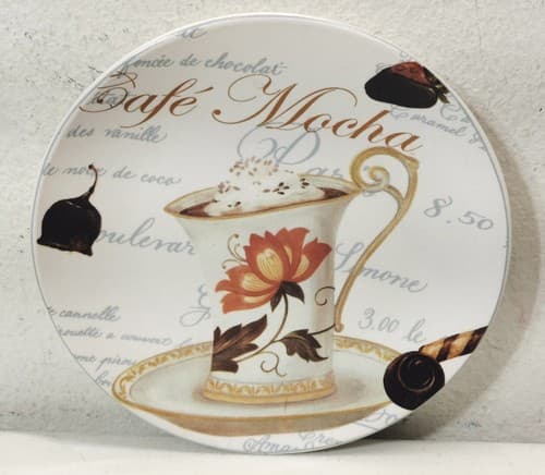 Your Invited Canape Plate Set Of 4 Cafe Mocha Design Pamela Gladding - Thumbnail 2