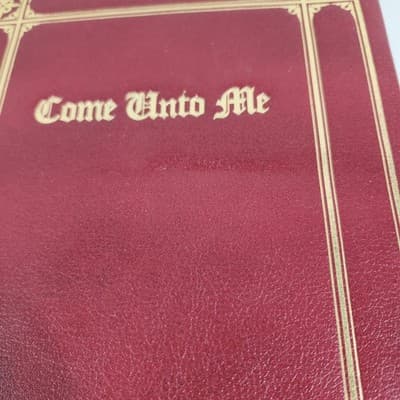 Come Unto Me Hardcover Book 1962 Christian Religious Artwork and Bible Stories - Thumbnail 7