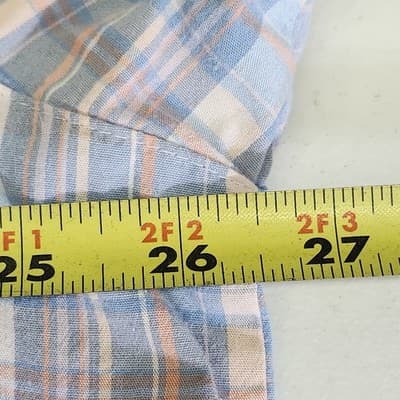 Columbia Shirt Mens XXL Short Sleeve Button Up Hiking Outdoor Orange Blue - Thumbnail 2
