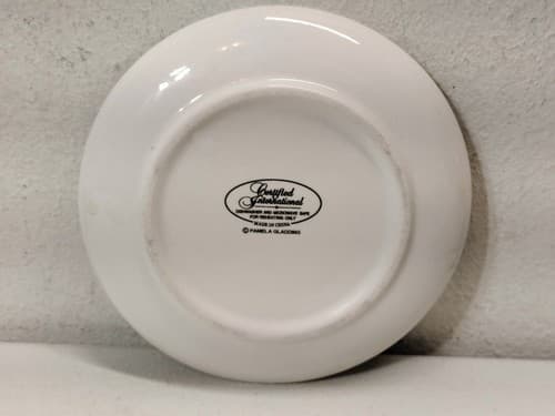 Your Invited Canape Plate Set Of 4 Cafe Mocha Design Pamela Gladding - Thumbnail 4