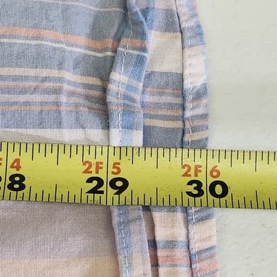 Columbia Shirt Mens XXL Short Sleeve Button Up Hiking Outdoor Orange Blue - Thumbnail 3