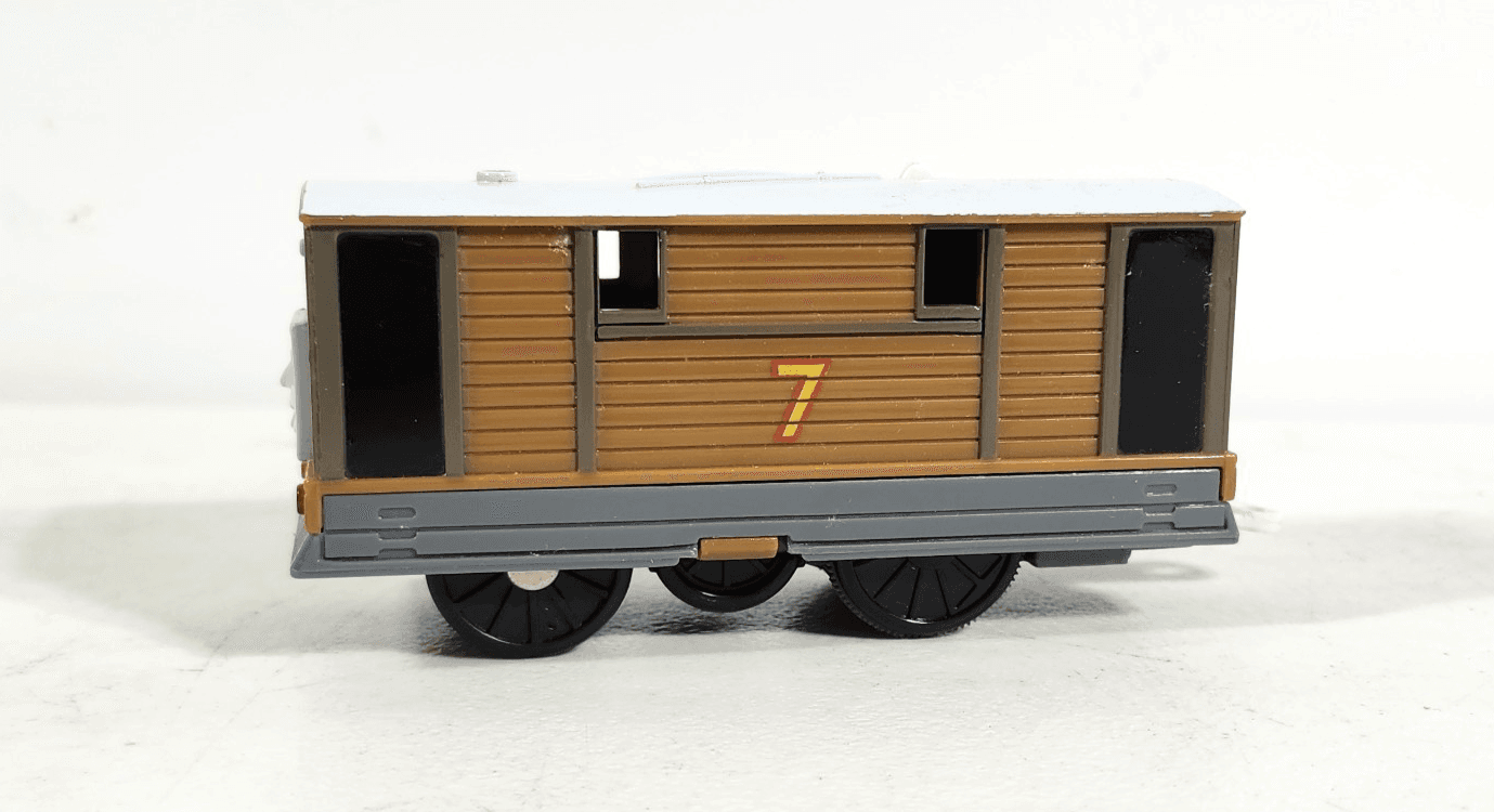 Thomas Wood Railway Battery Powered Toby Tram Train DieCast 2009 Toy - Thumbnail 2