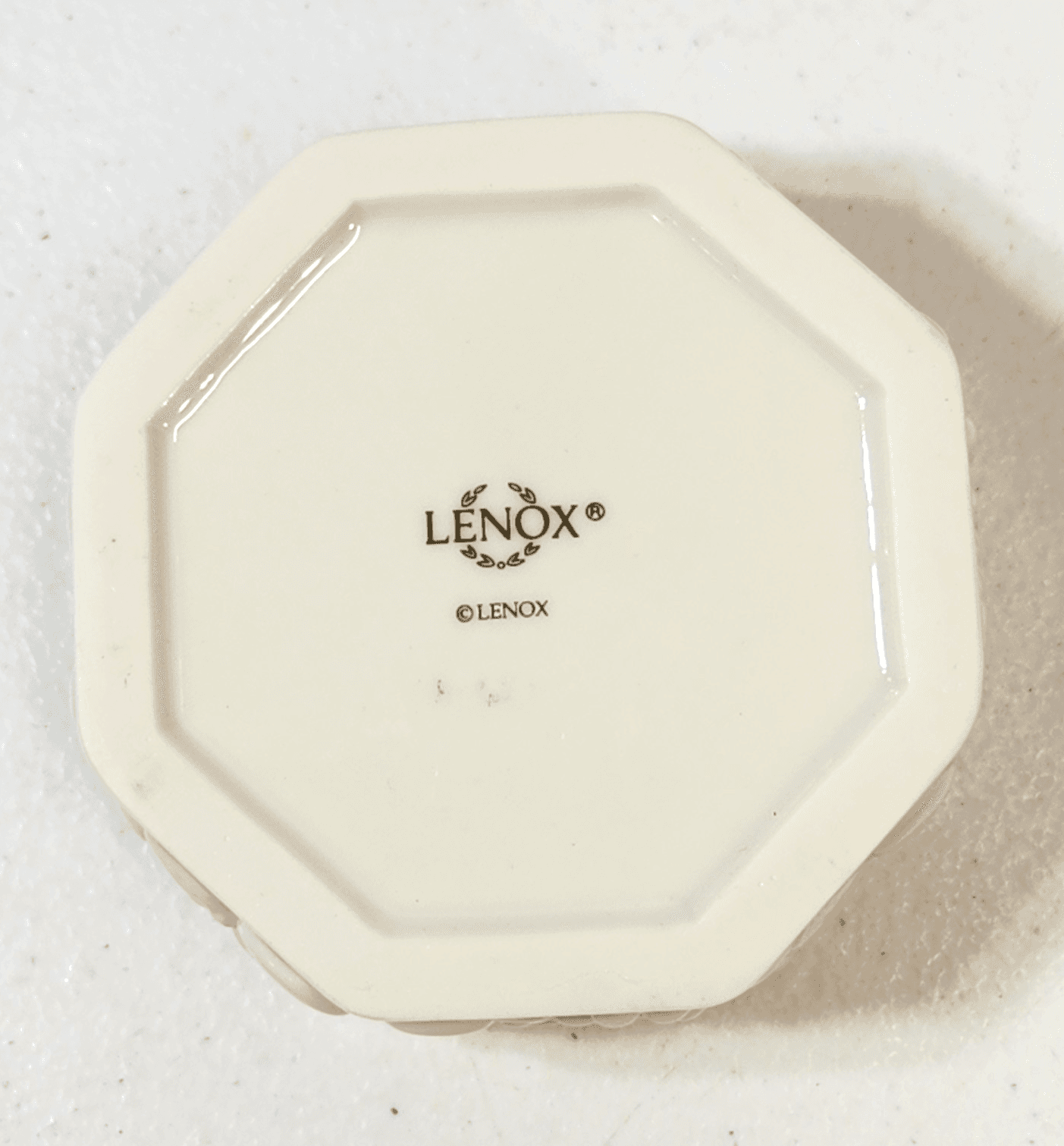 Vintage Lenox Porcelain Trinket Box Decorative Fruit Themed 3" Jewelry - Thumbnail 9