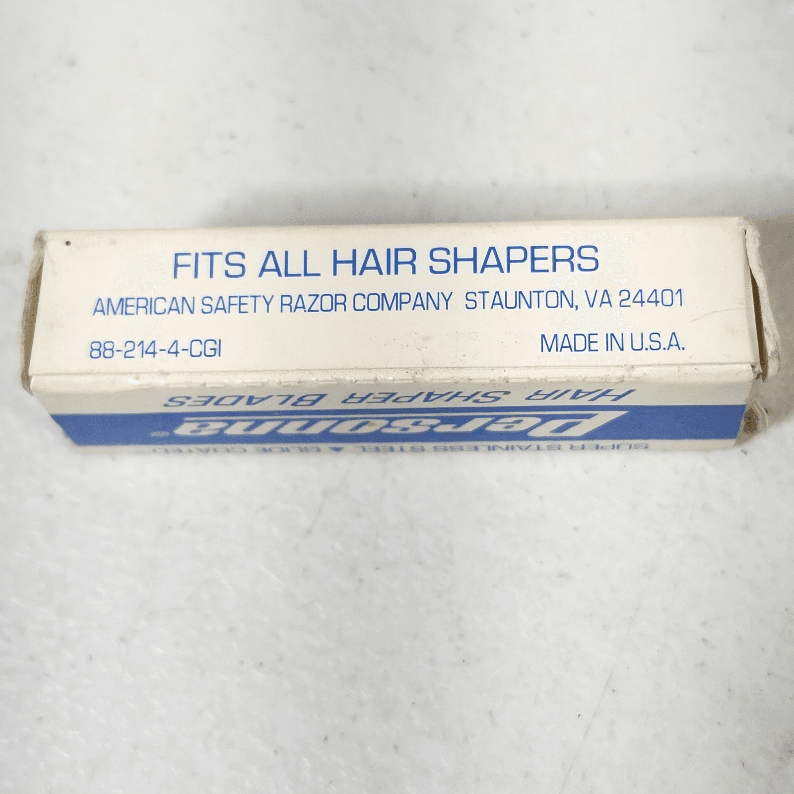 Vtg Personna Hair Shaper Super Stainless Blades Eicker American Safety Razor - Thumbnail 3