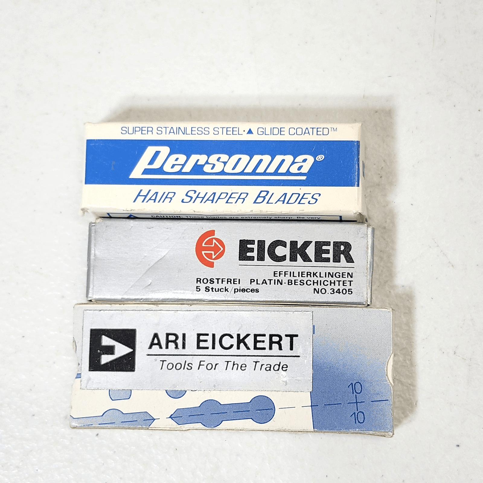 Vtg Personna Hair Shaper Super Stainless Blades Eicker American Safety Razor - Thumbnail 2