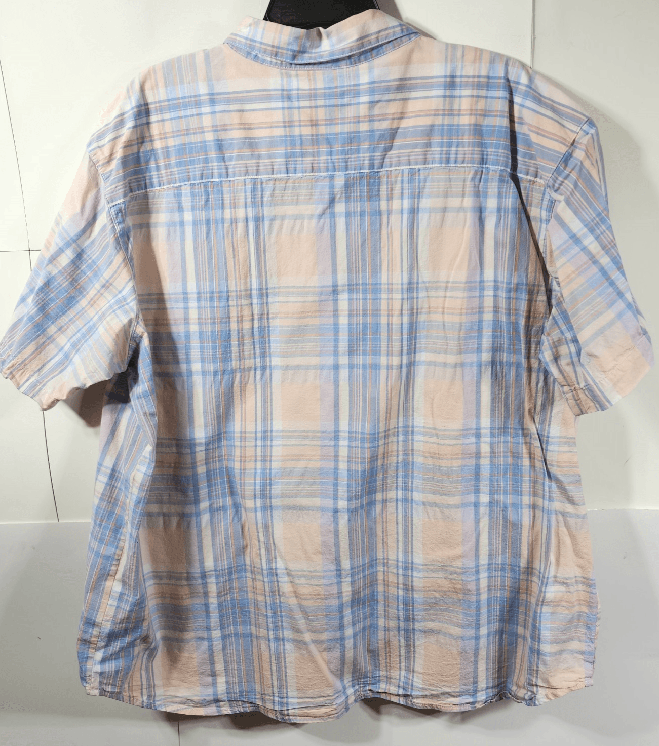 Columbia Shirt Mens XXL Short Sleeve Button Up Hiking Outdoor Orange Blue - Thumbnail 6