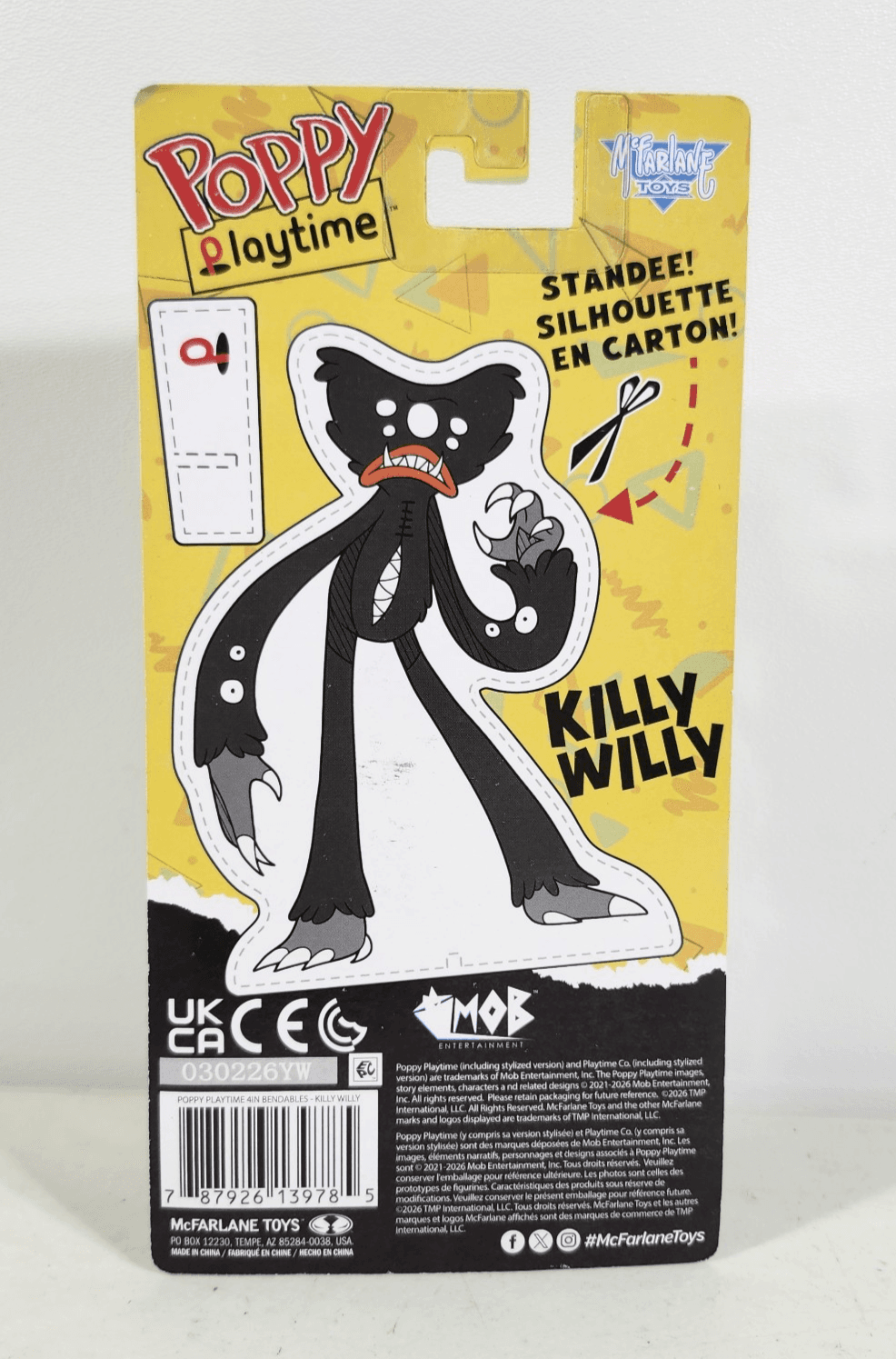 McFarlane Toys Poppy Playtime Killy Willy Bendable 4.5" Action Figure - Thumbnail 4