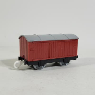 Thomas the Train Trackmaster Red Boxcar Cargo Car Mattel Toy 2009 - Thumbnail 4